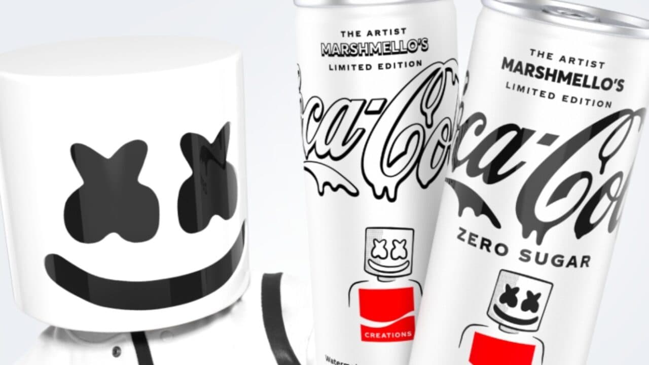 Coca-Cola lanzó al mercado la edición limitada de Marshmello