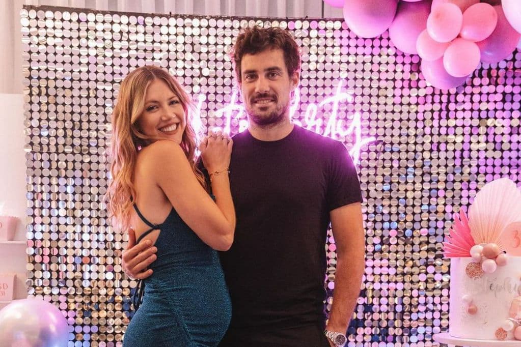 Nació la hija de Stephanie Demner y Guido Pella, Arianna