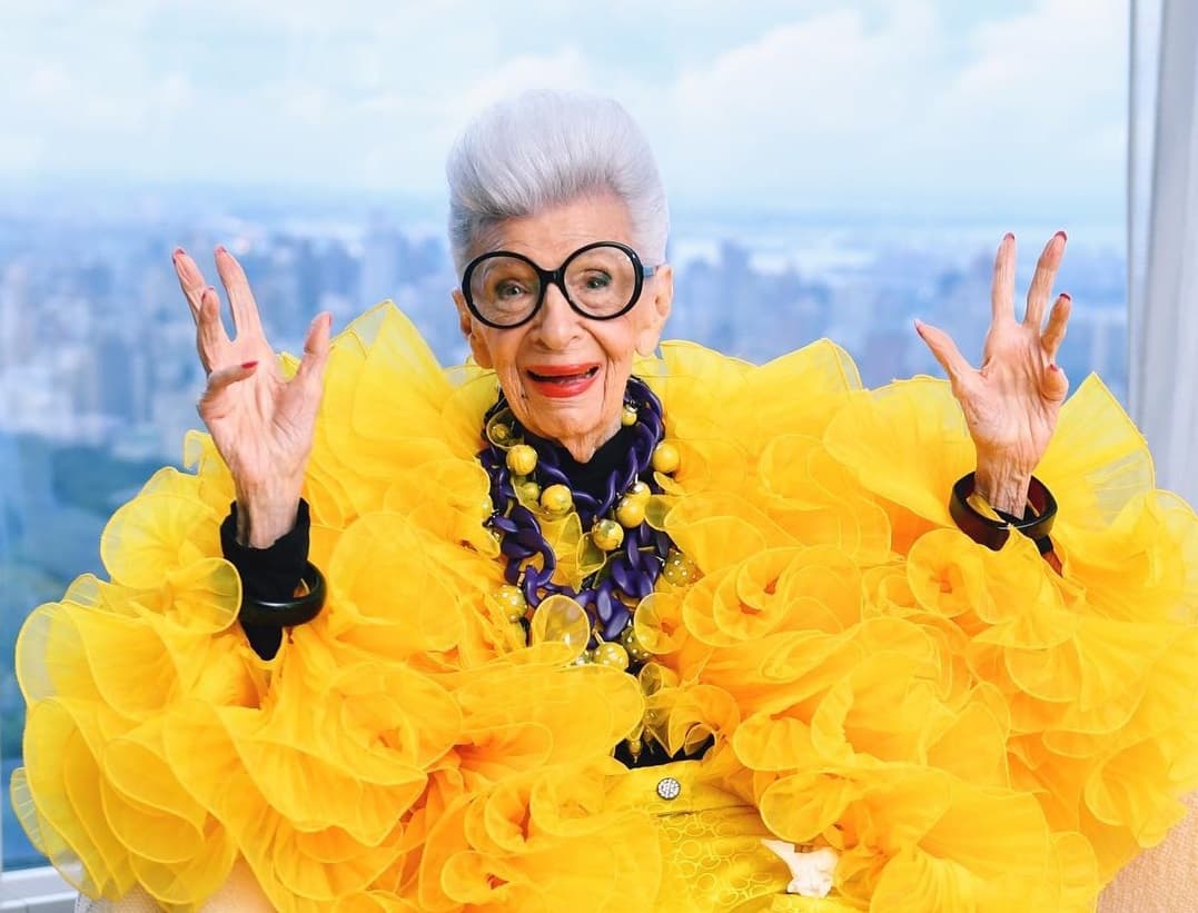 Iris Apfel: Quién es la influencer de moda que cumplió 101 años