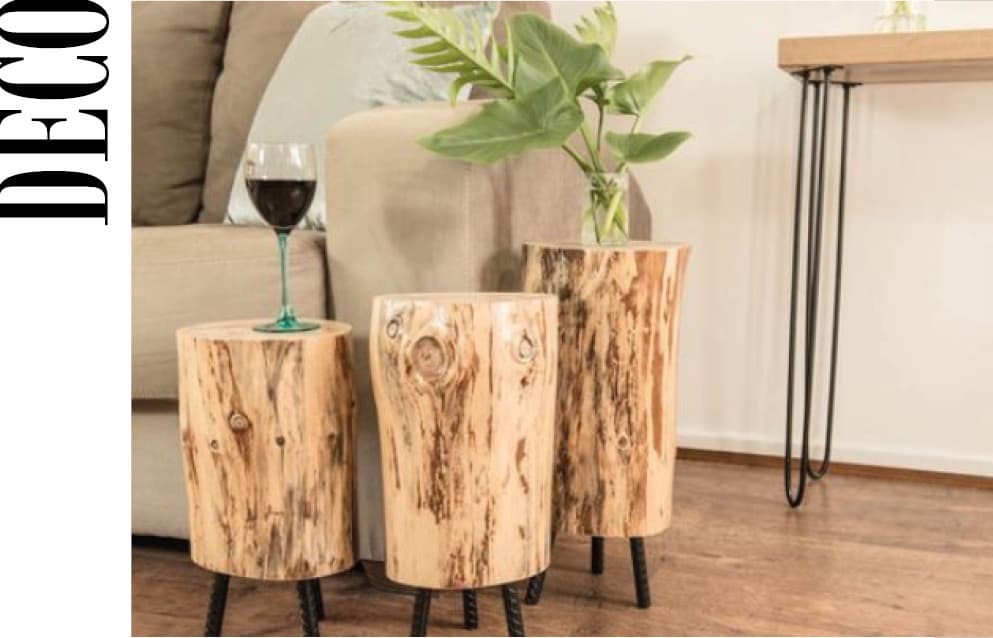 #DECOTENDENCIA – Toque rústico con troncos