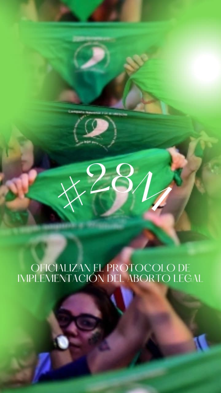 #28M oficializan el protocolo de implementación del aborto legal