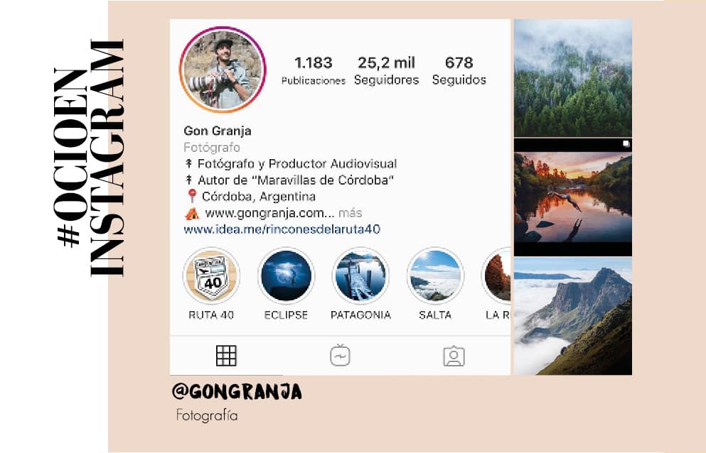 #OCIOENINSTAGRAM – Gonzalo Granja