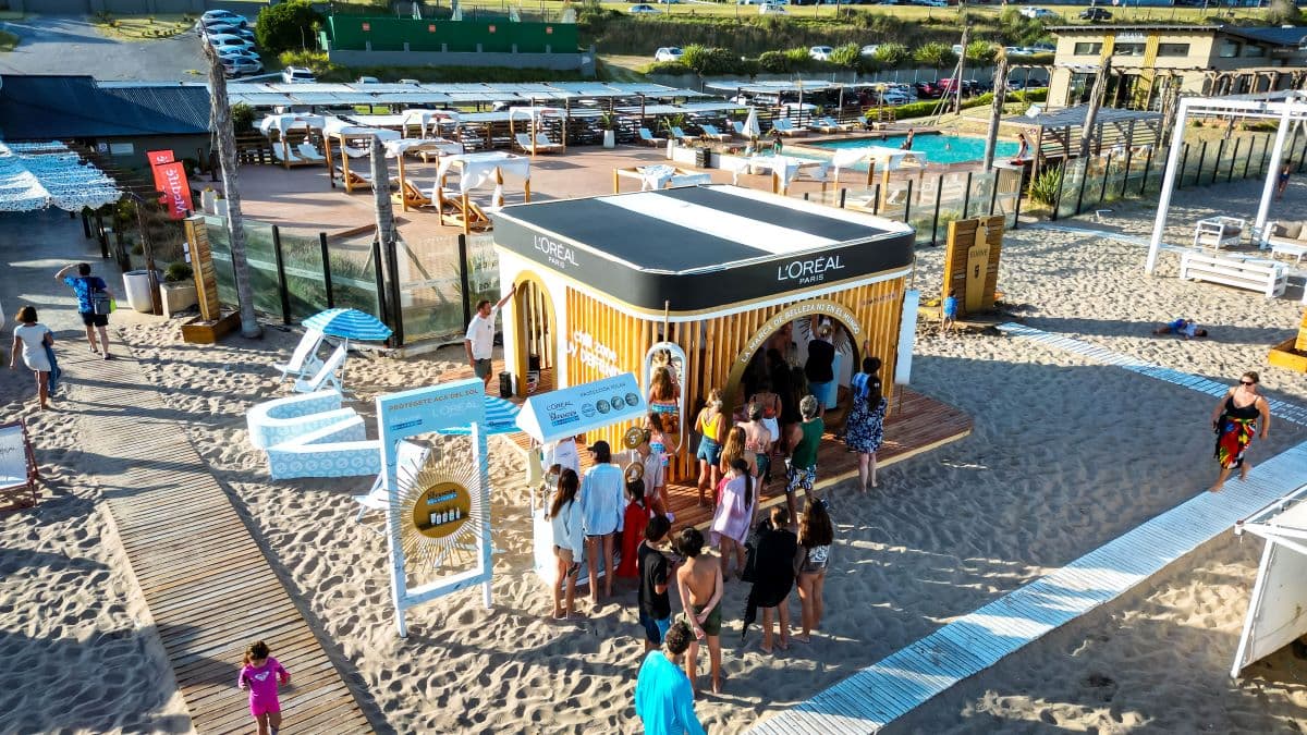 L’Oréal Groupe en la playa: experiencias de cuidado personal en la Costa Atlántica