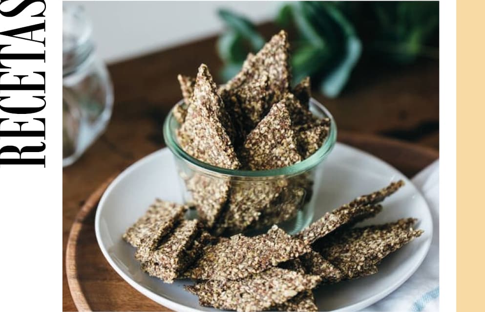 #RECETASOCIO – CRACKERS DE SEMILLAS