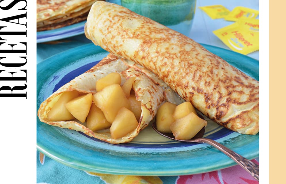 #RECETASOCIO – PANQUEQUES DE MANZANA SIN AZUCAR