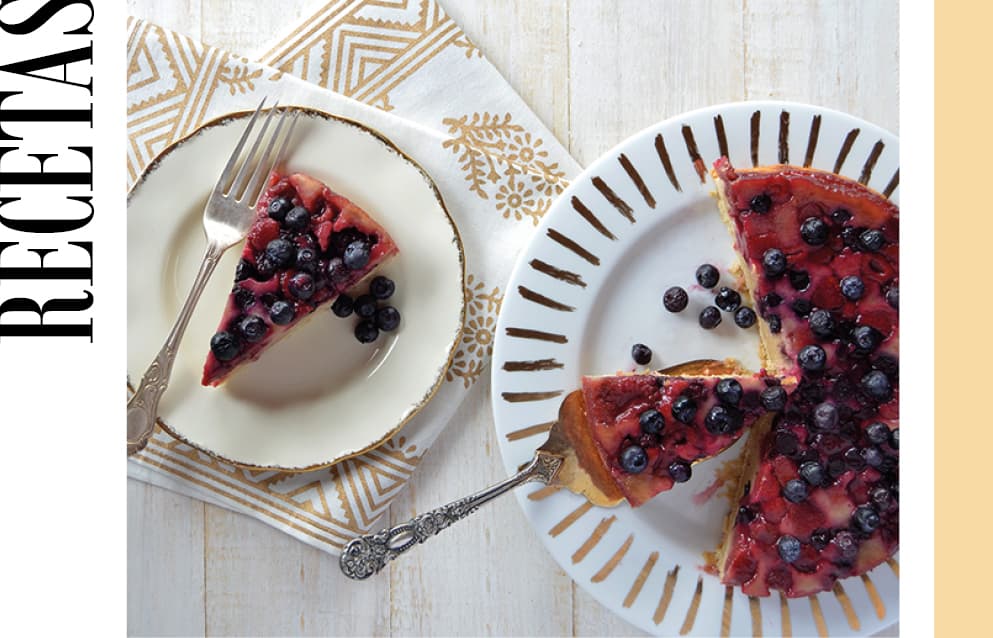 #RECETASOCIO – TORTA INVERTIDA DE FRUTOS ROJOS