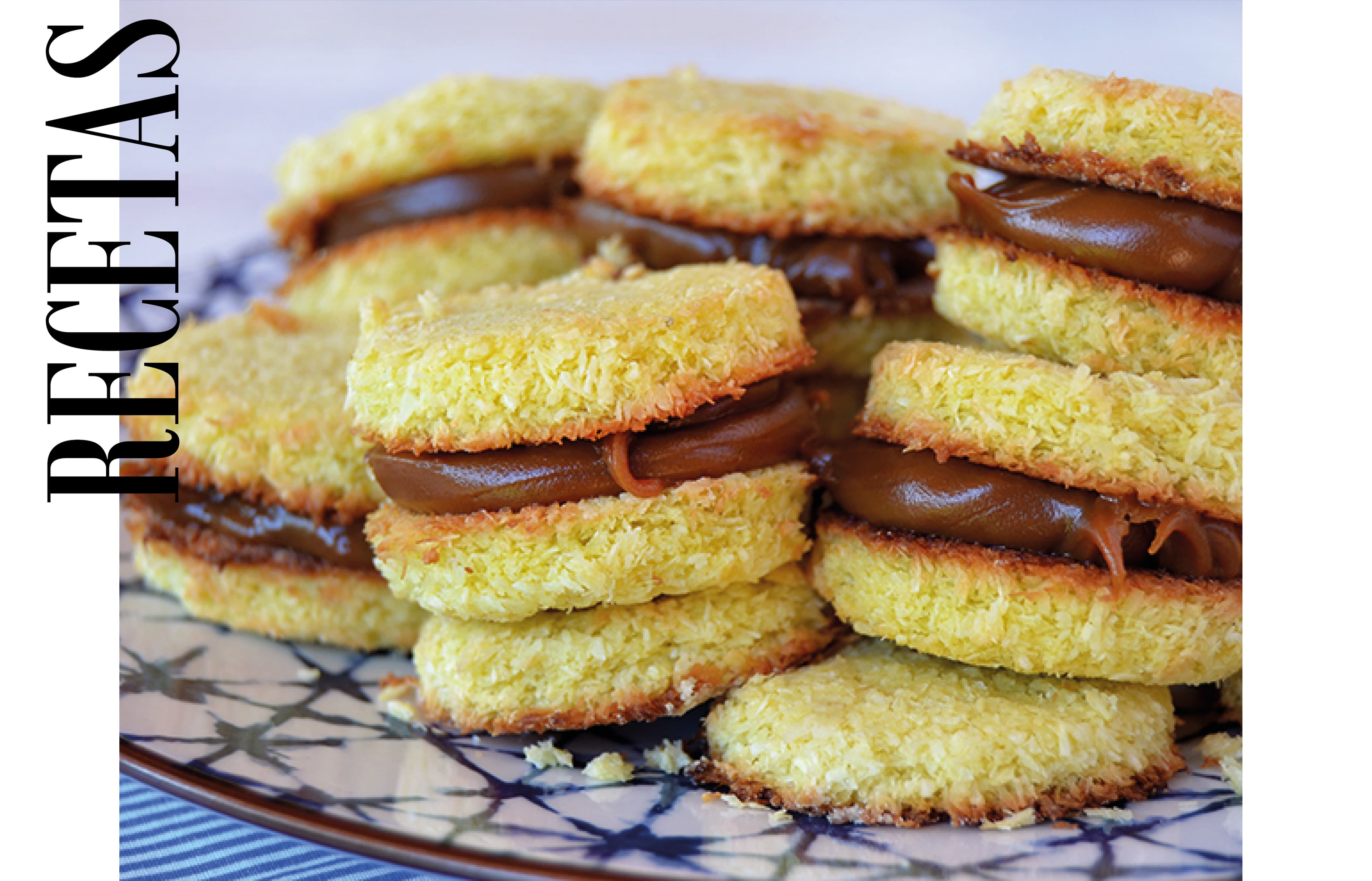 #RECETASOCIO – Alfajores de coco y dulce de leche