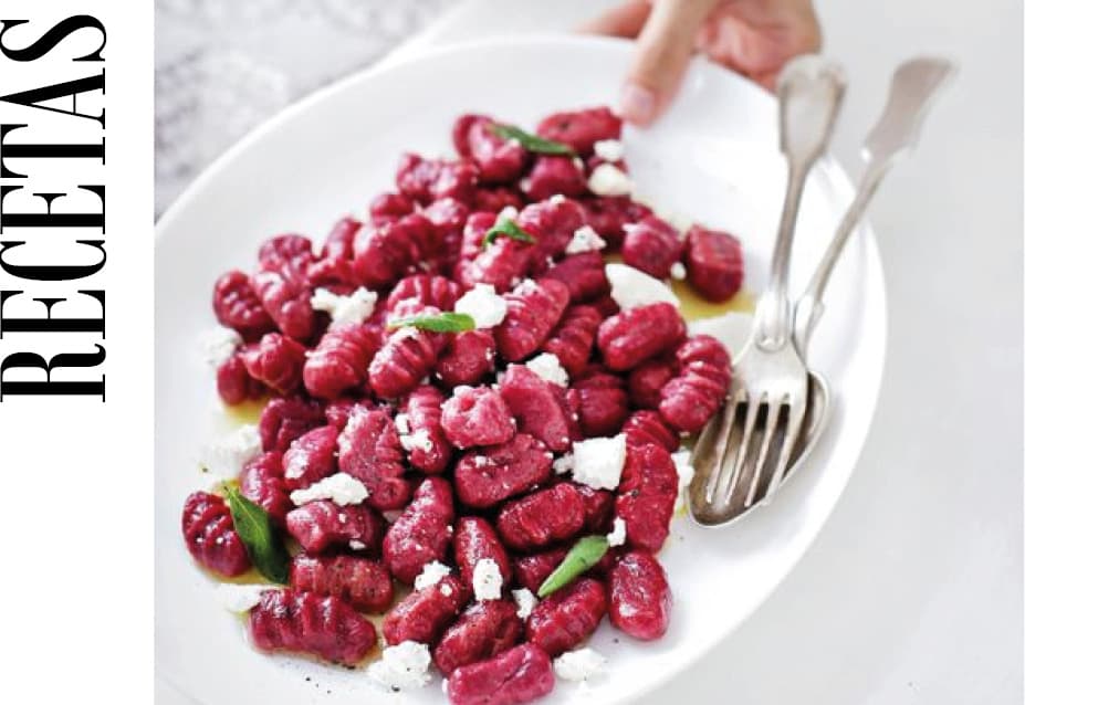 #RECETASOCIO – Ñoquis veganos de remolacha by Mente en Verde