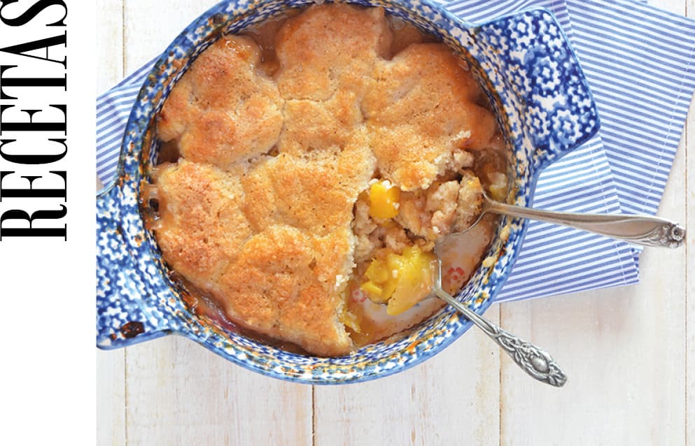 #RECETASOCIO – Cobbler de Duraznos