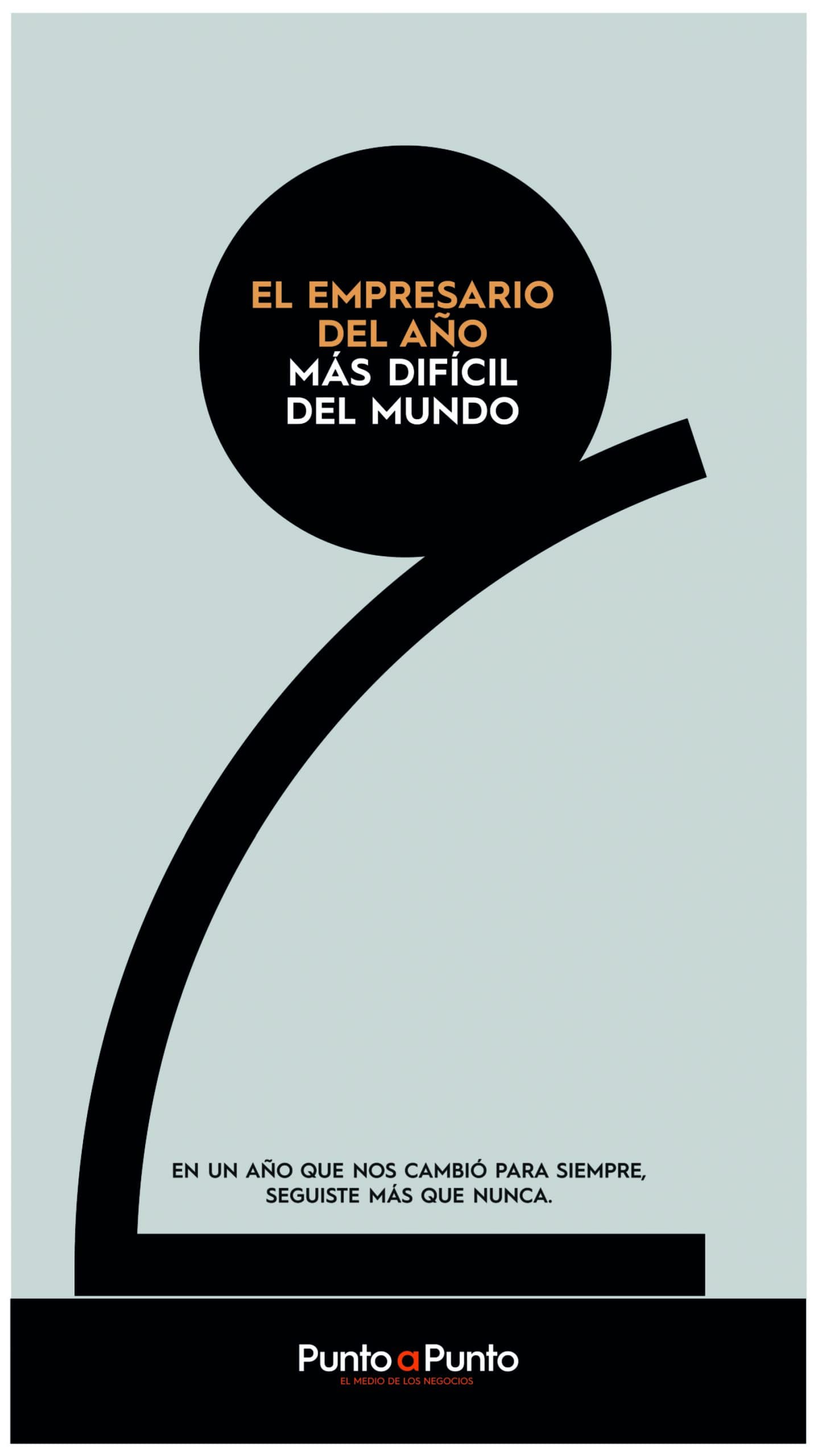 ¡ ES HOY! CONECTATE POR STREAMING AL EMPRESARIO DEL AÑO DE PUNTO A PUNTO