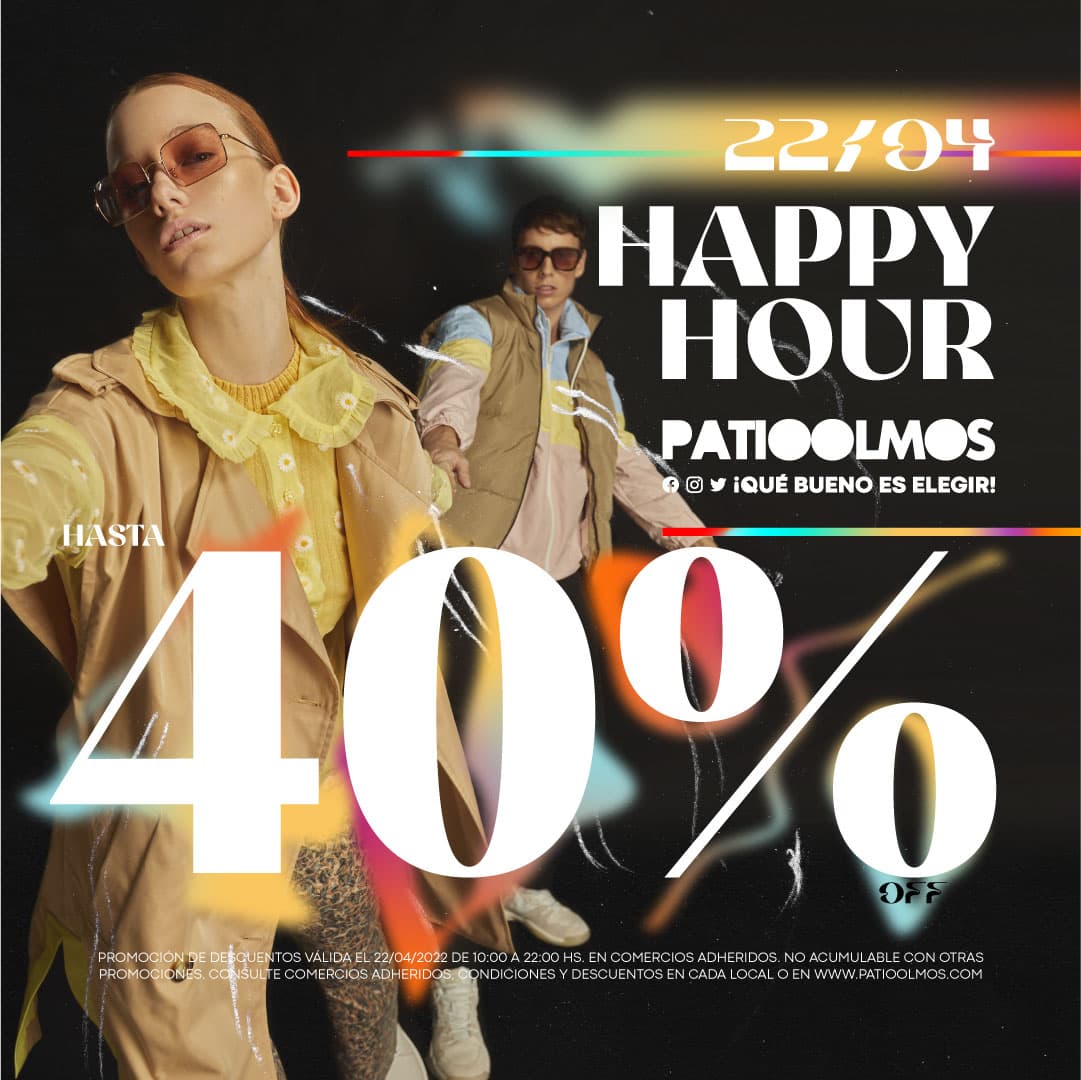 DISFRUTÁ DE DULCES PASCUAS Y HAPPY HOUR EN PATIO OLMOS